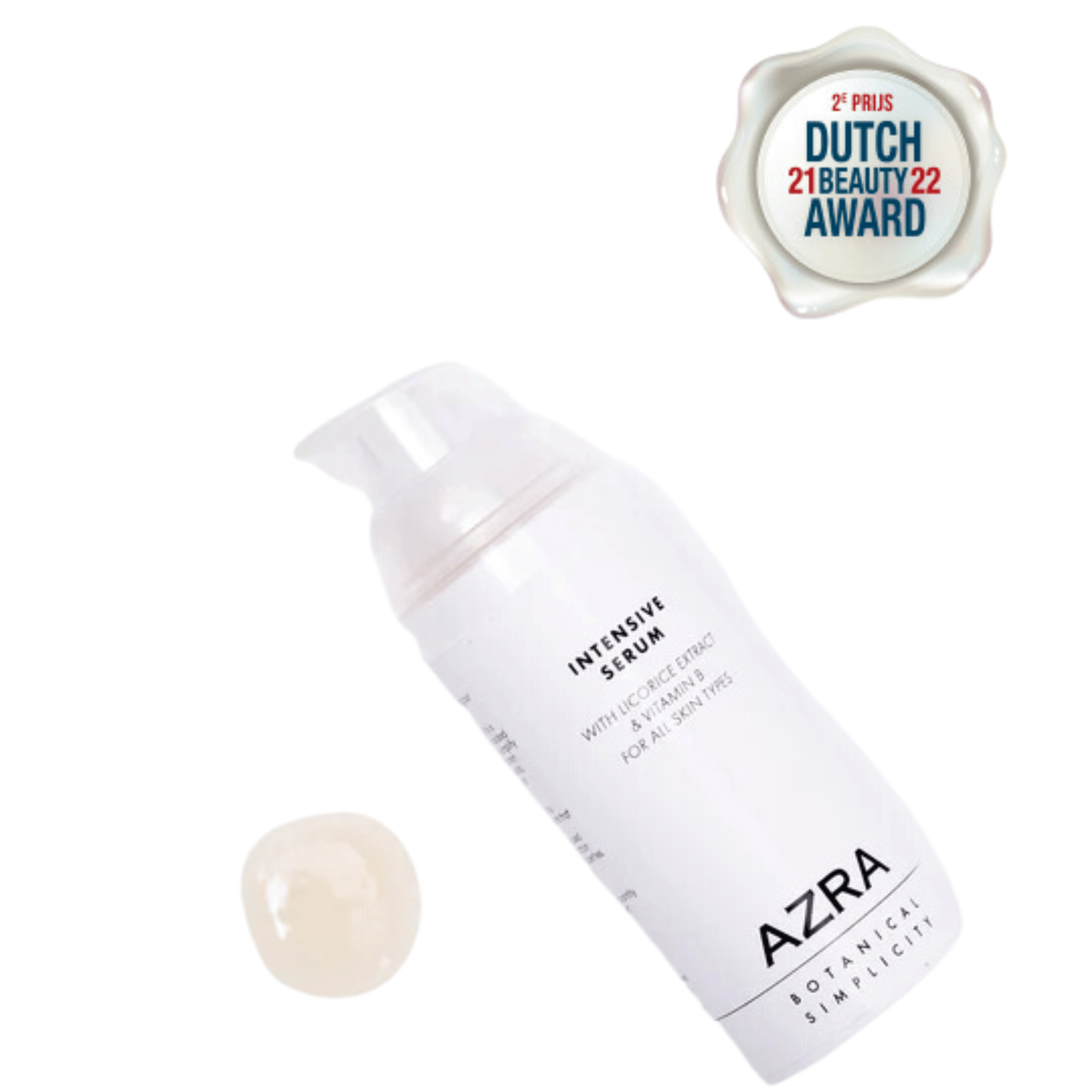 AZRA BOTANICAL SIMPLICITY INTENSIVE SERUM 50ml Vitamin B, Hyaluronic acid & Precious seeds oil - Hydrating, Skin Strengthening & Recovery Anti-aging Face & Neck Serum