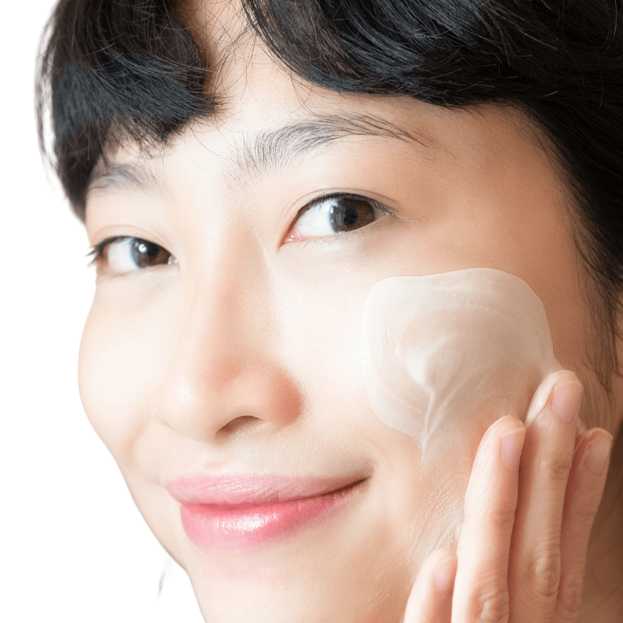 AZRA Botanical Simplicity DAY & NIGHT CREAM Hydrating, Calming & Plumping the Skin with Squalene, Ceramide & Na - Hyaluronate woman putting a cream