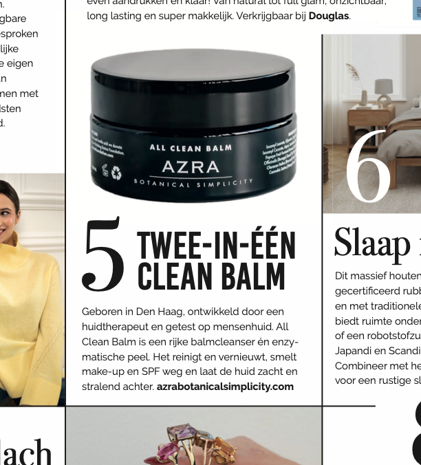 All Clean Balm featured in Marie Claire Magazine