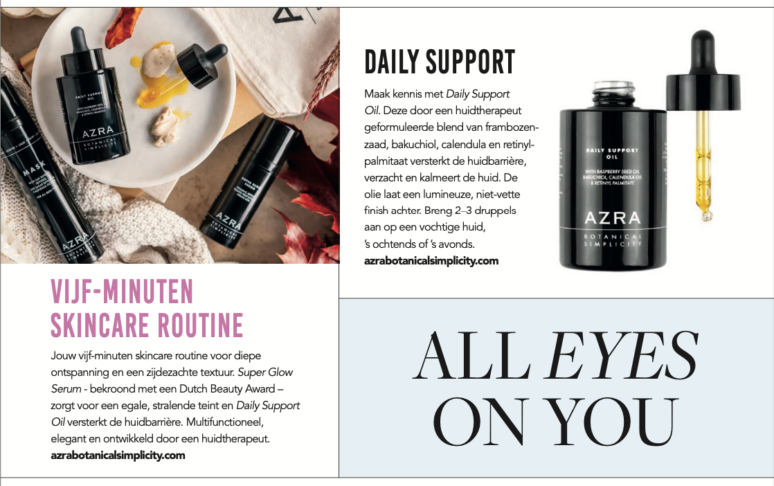 AZRA Botanical Simplicity featured in Beau Monde