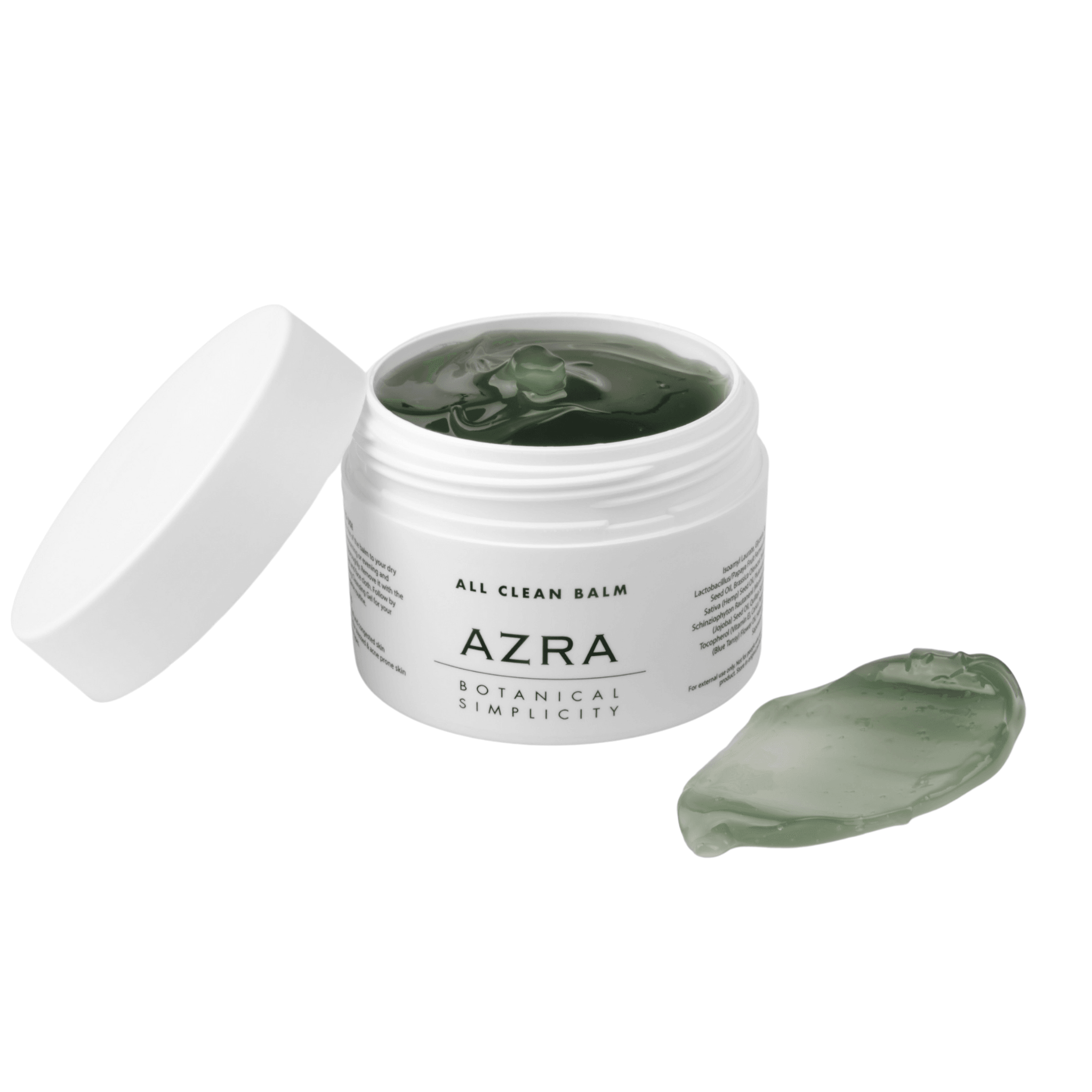  ALL CLEAN BALM (100ml) &amp; SOOTHING CLEANSING GEL (100ML) are ideal for double cleansing routine Azra Botanical Simplicity Skincare All Clean Balm with Blue Tansy Oil