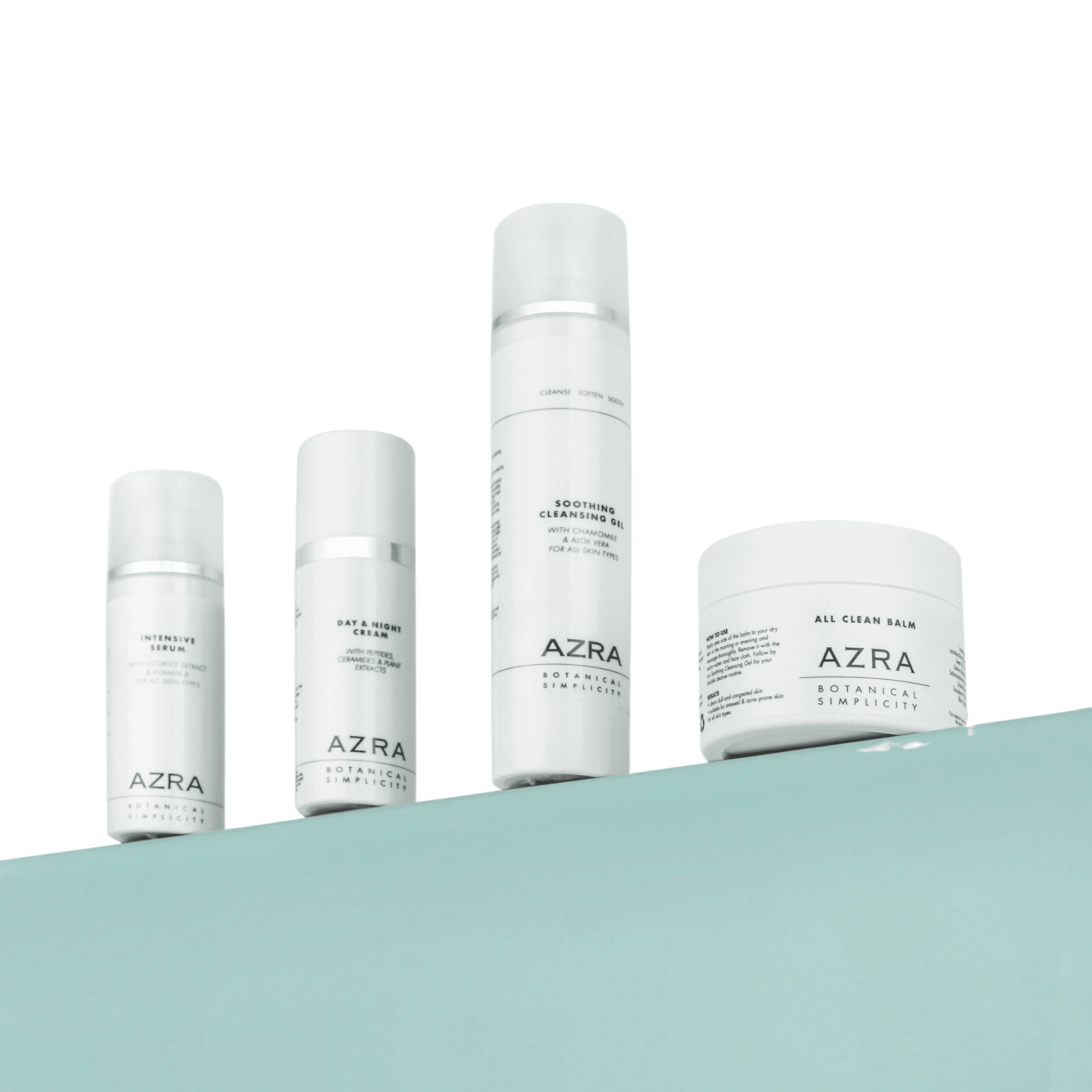 AZRA Botanical Simplicity DAY &amp; NIGHT CREAM Hydrating, Calming &amp; Plumping the Skin with Squalene, Ceramide &amp; Na - Hyaluronate 